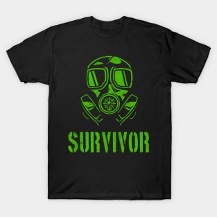 Survival Mask Survivor T-Shirt